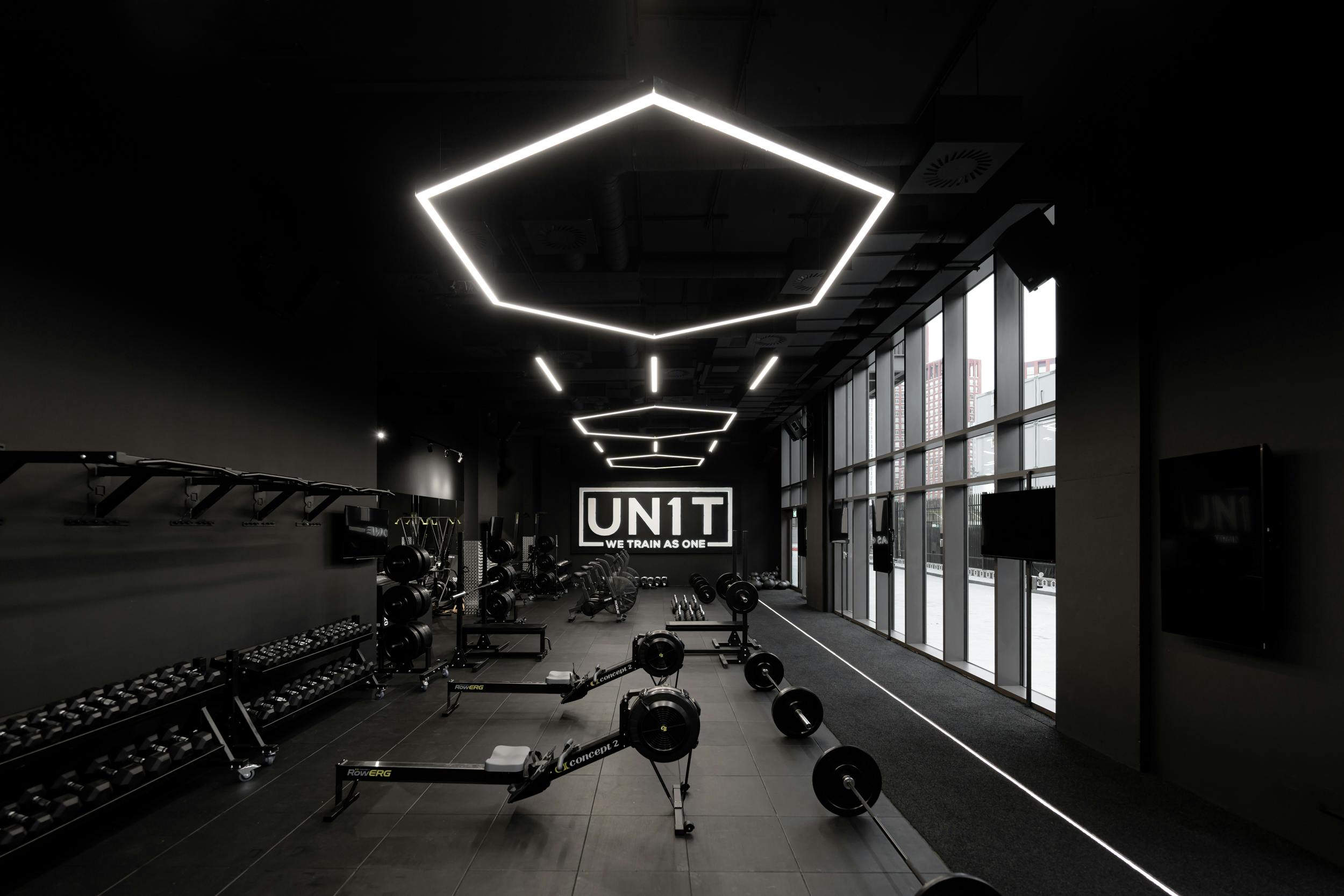 Modern fitness studio in South West London, ideal for wellness retreats and team-building events.