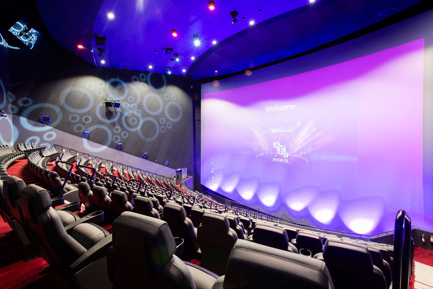 IMAX screen in BFI IMAX auditorium, ideal for corporate events and film premieres.