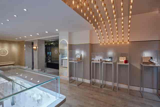 Sophisticated retail space at The Alkemistry, ideal for luxury events and product launches.
