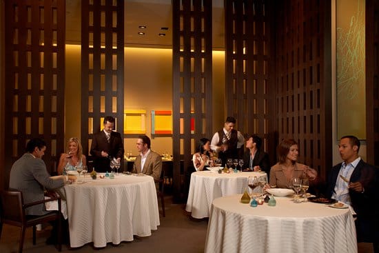 Upscale dining at Vert Galant, Restaurant Guy Savoy, ideal for corporate events and networking.