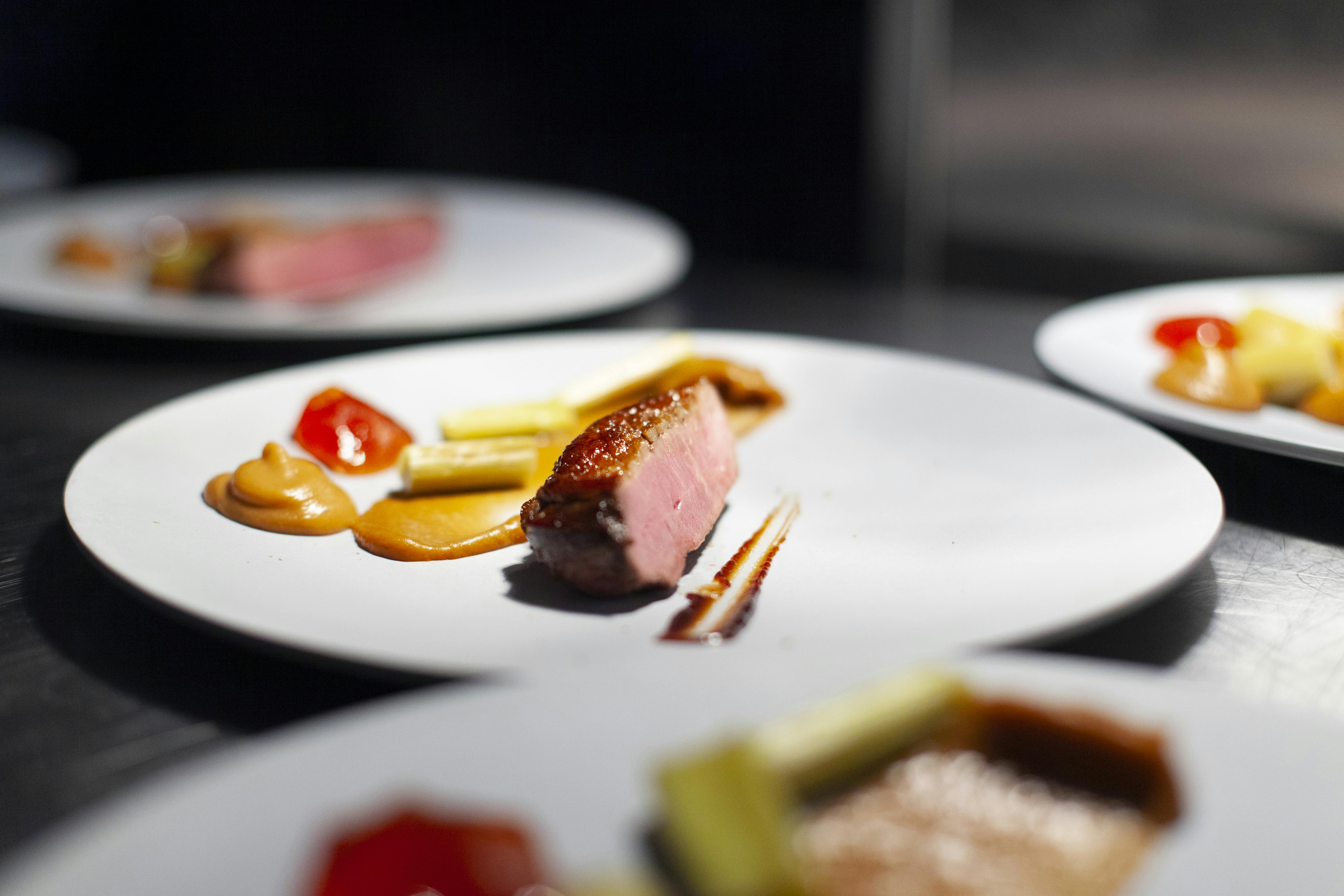 Gourmet dish at Eleven98, showcasing elegant presentation for upscale event catering.