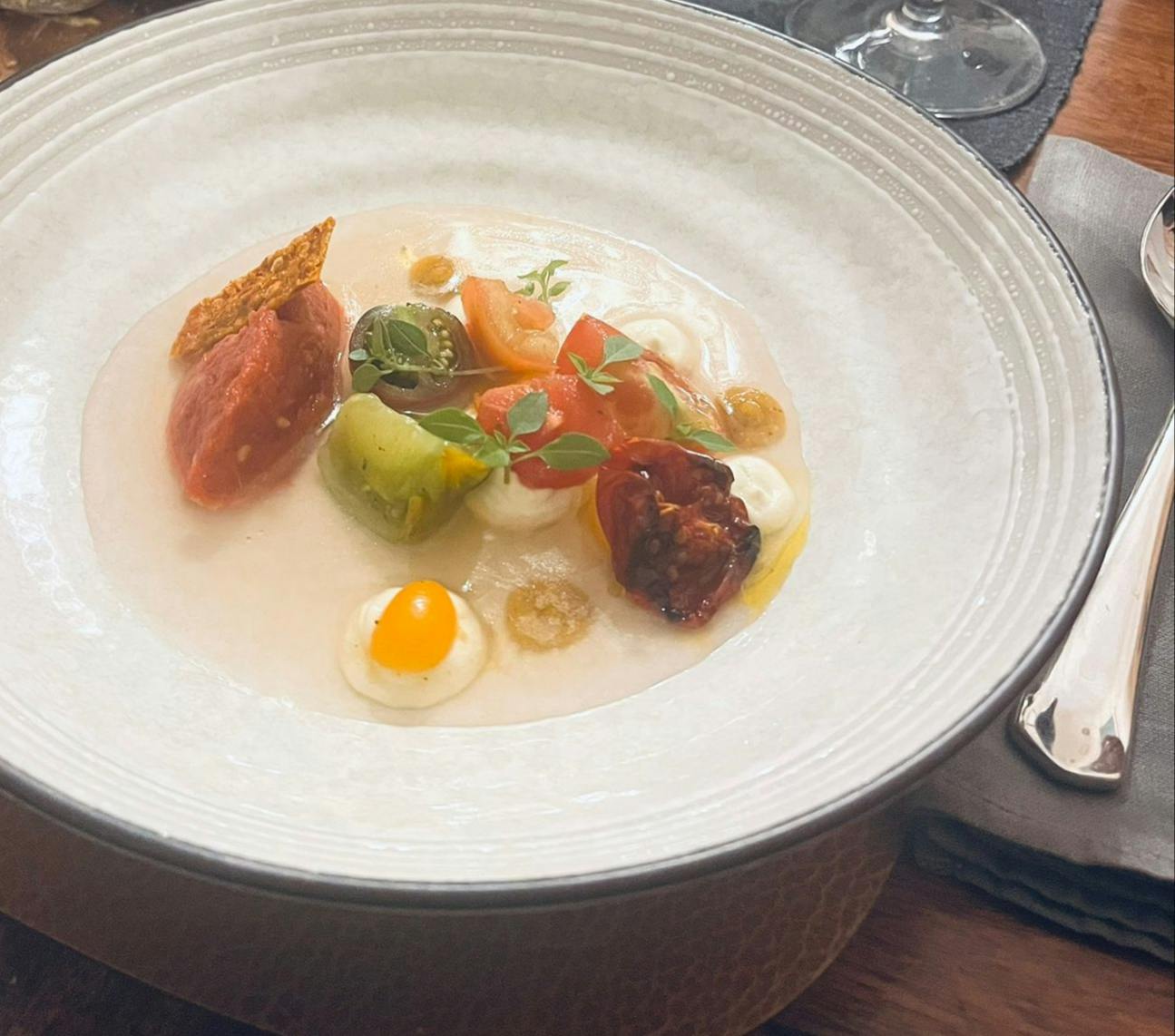 Elegant plated dish at Eleven98, perfect for upscale events and catering.