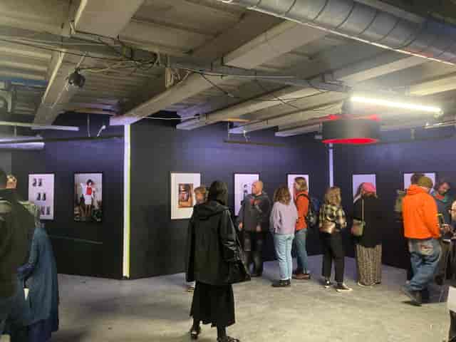 Vibrant gallery space at Strange Brew, ideal for art exhibitions and networking events.