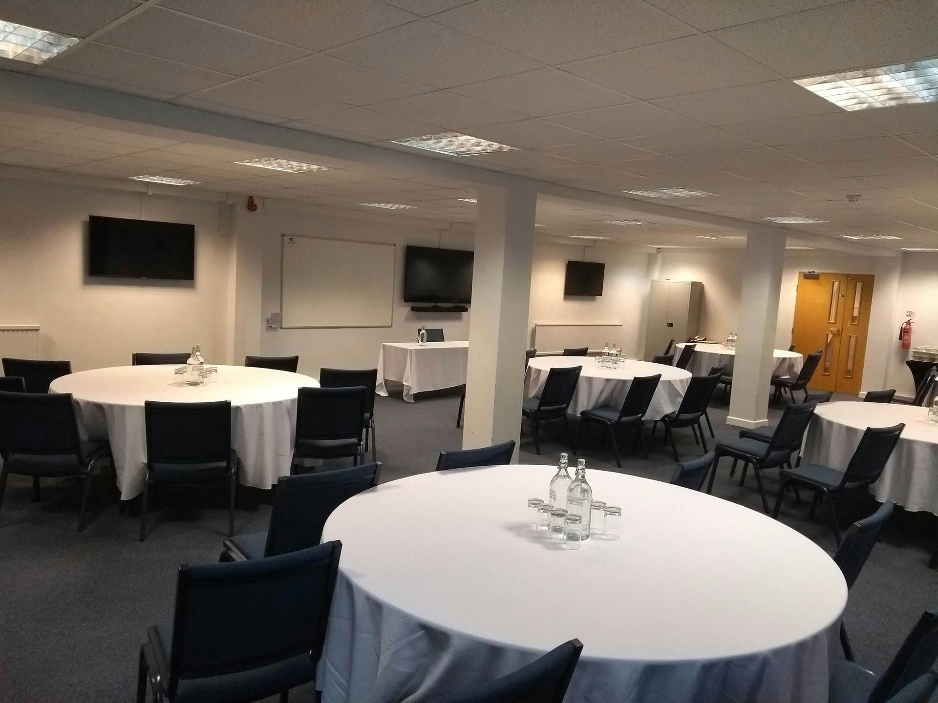 Cherwell Room at The King's Centre, Oxford: versatile meeting space for workshops and corporate events.