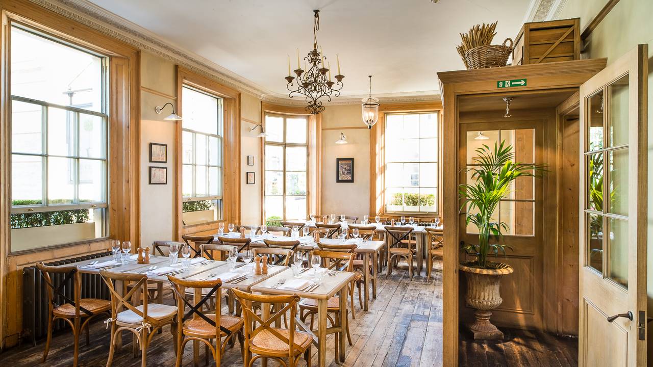 Cozy dining space at The Orange Pimlico, ideal for intimate gatherings and corporate events.