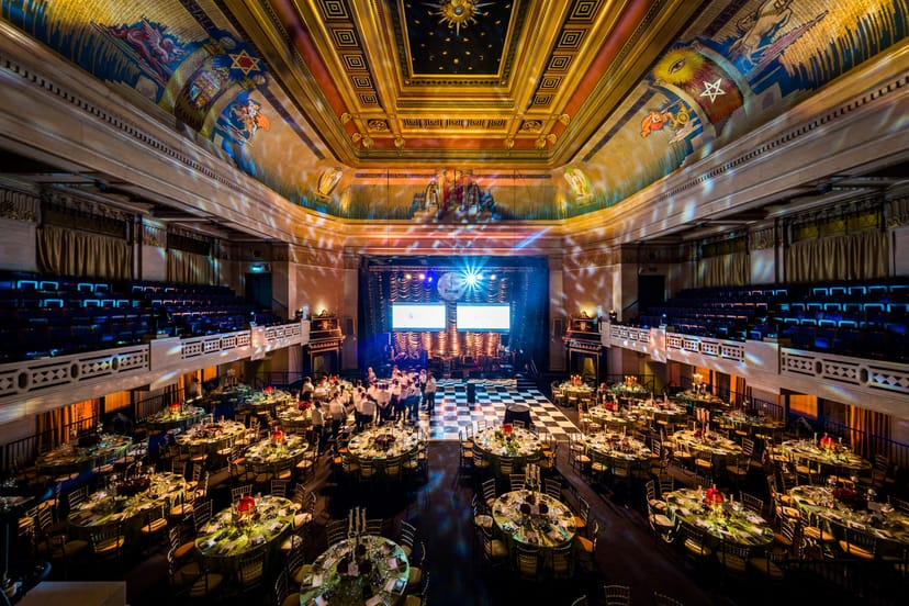 Grand Temple ballroom gala awards ceremony