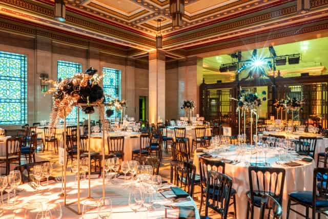 Elegant ballroom gala awards ceremony 60 Great Queen St