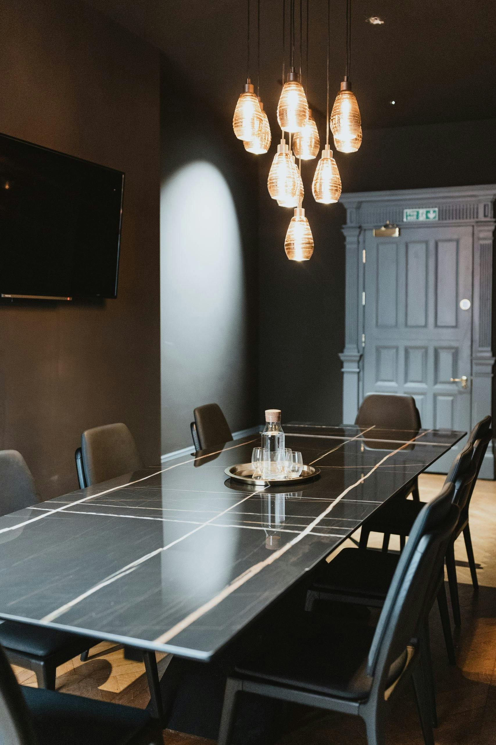 Sleek meeting room at The Blackwell, ideal for executive meetings and workshops.