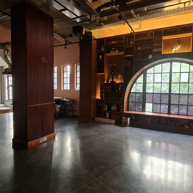 Exclusive Hire event space with natural light, ideal for workshops and meetings.