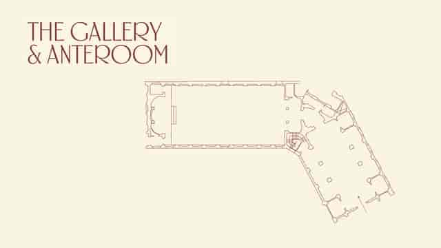Gallery & Anteroom floor plan, event venue, conference space