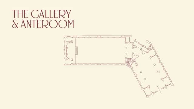 Gallery & Anteroom floor plan, event venue, conference space