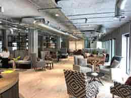 Modern meeting space at Pavilion Club, ideal for networking and brainstorming events.