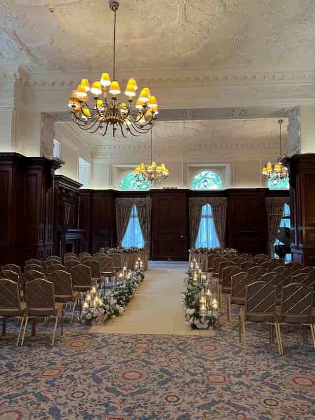 Luxury London Wedding Ceremony: Drawing Room