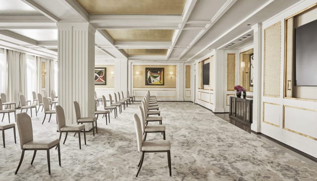 Canalejas Ballroom in Four Seasons Madrid, elegant meeting space for corporate events.