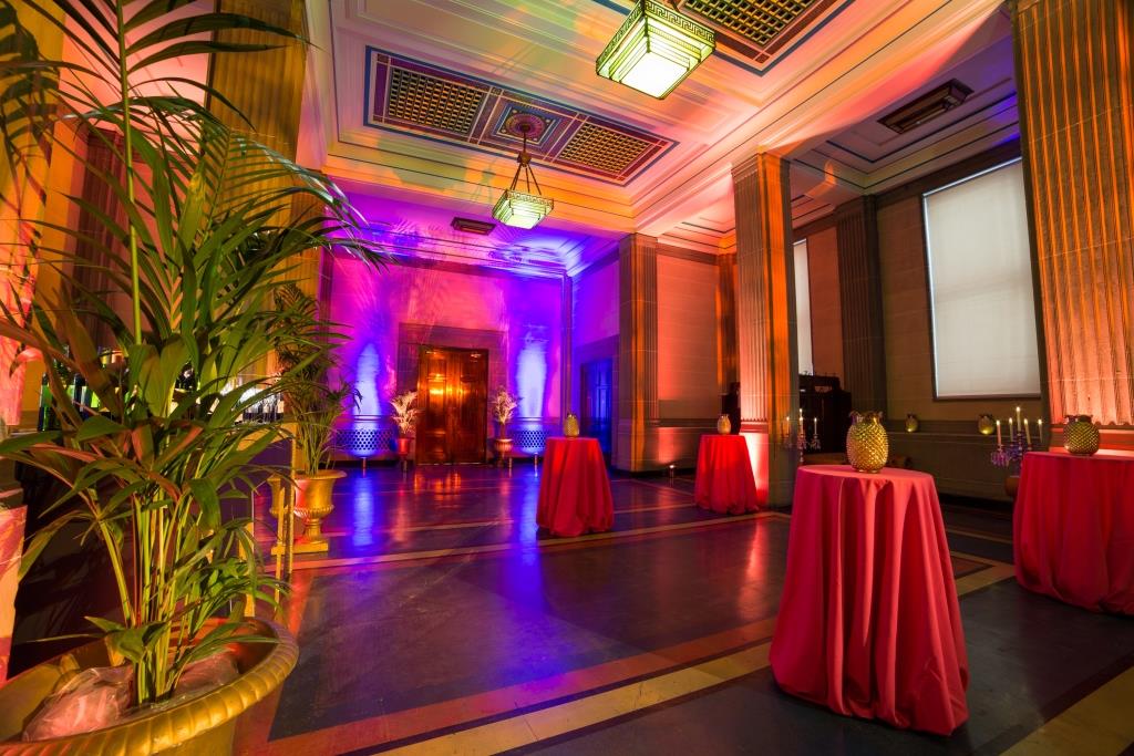 Elegant event space in The Gallery Suite, Freemasons' Hall, perfect for upscale gatherings.