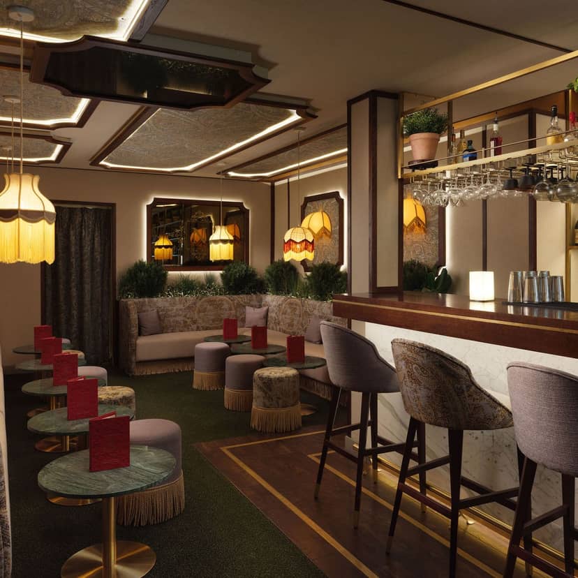 Stylish lounge venue in El Norte, ideal for networking events and cocktail receptions.