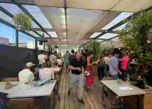 The CLF Art lounge and Roof garden
