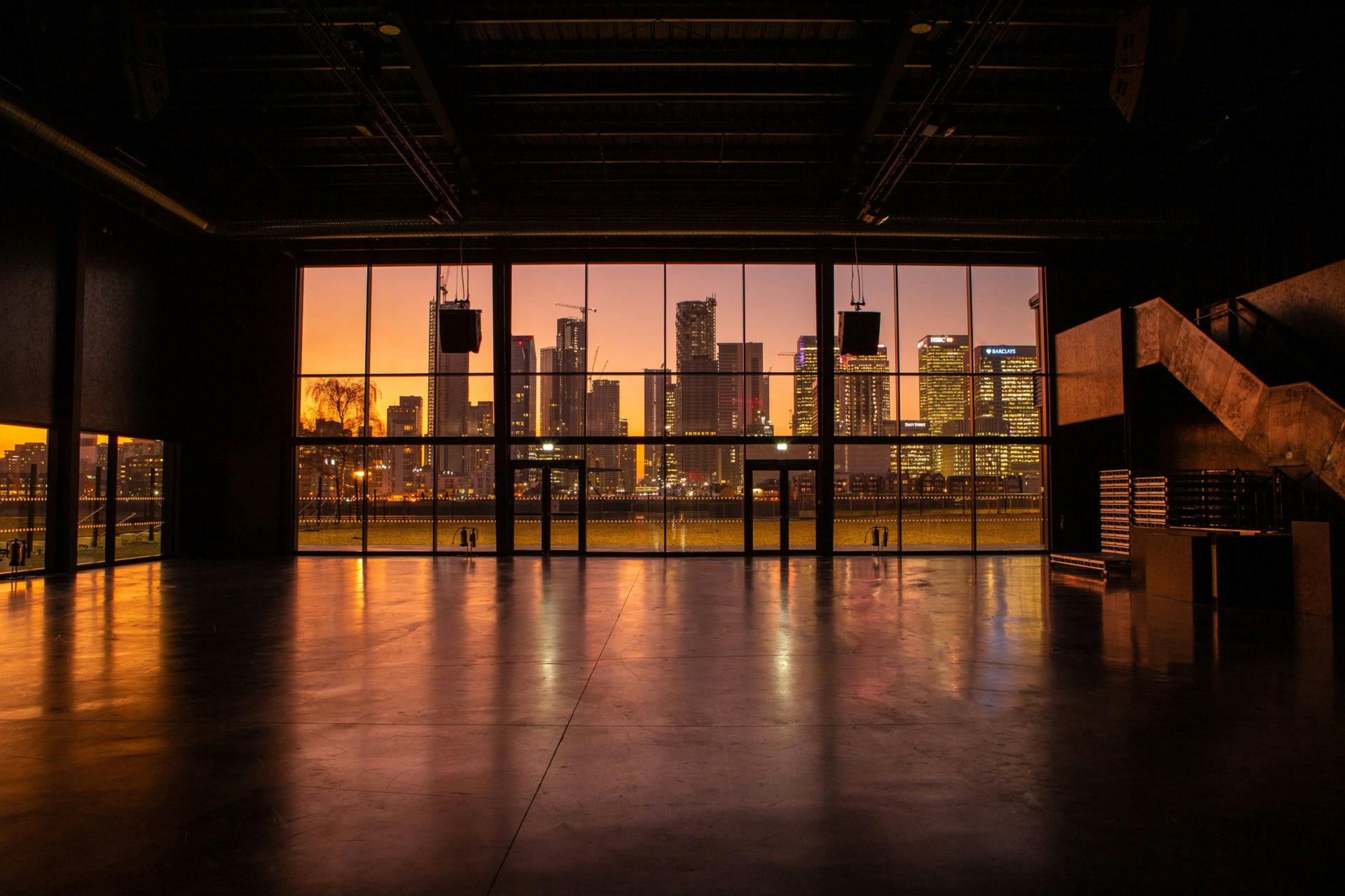 Spacious London event venue with skyline views, perfect for summer parties and gatherings.