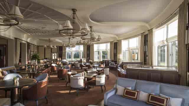 Elegant event space at The Gleneagles Hotel, ideal for networking and receptions.
