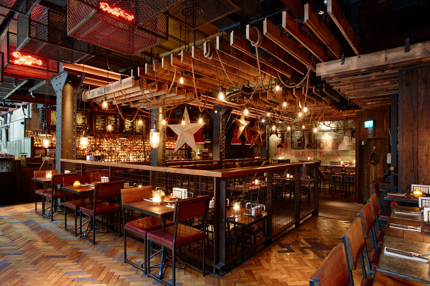 Stylish industrial-chic restaurant venue for intimate gatherings and corporate events. - Banner