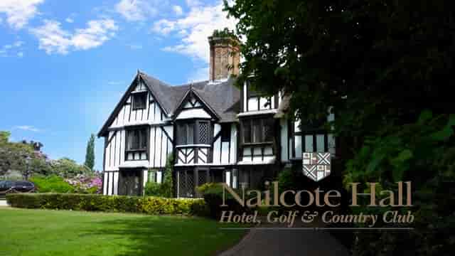 Nailcote Hall venue with picturesque architecture for corporate events and weddings.