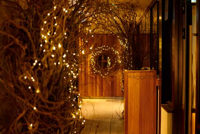 Christmas Parties at Trafalgar St James Rooftop