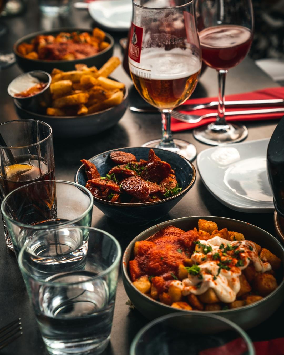 Vibrant food spread in Hall 2, ICC Belfast for networking events and gatherings.