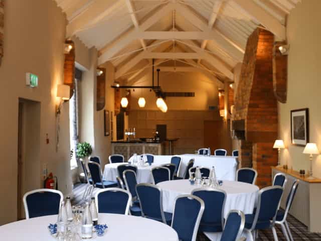 The Carden Suite at Carden Park Hotel, elegant event space for corporate meetings and banquets.