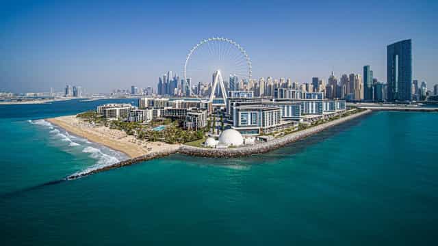 Forum Ballroom at Caesars Palace Dubai, modern venue for corporate events with beach views.