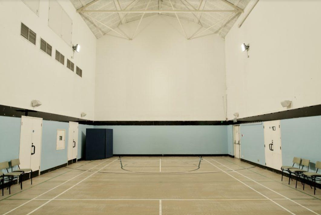 Middleton Hall event space with high ceilings, ideal for meetings and workshops.