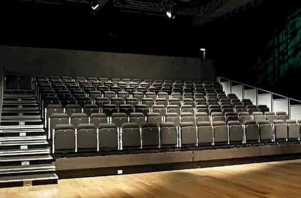Auditorium seating in Nottingham Contemporary, ideal for presentations and events.
