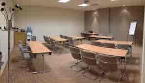 Meeting room in Leonardo Hotel Exeter with flexible seating for productive events.
