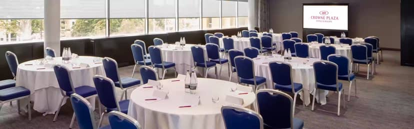 Ripley Suite at Crowne Plaza Harrogate, bright meeting space for workshops and conferences.