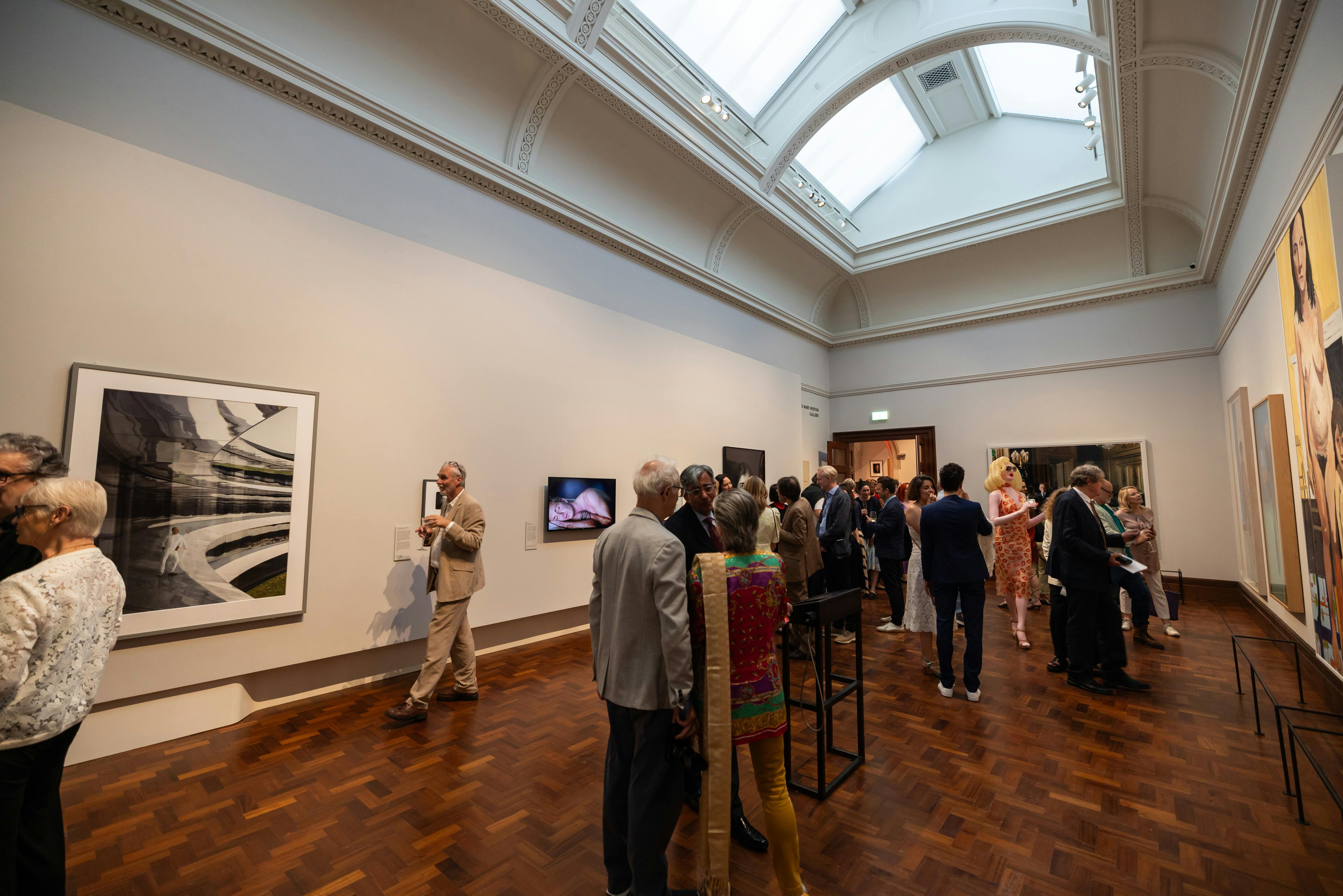 Contemporary Galleries at National Portrait Gallery, ideal for upscale art events and exhibitions.