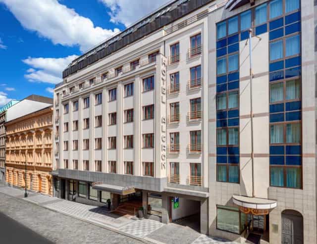 Crystal Ballroom facade in Alamac X Prague, modern venue for meetings and events.