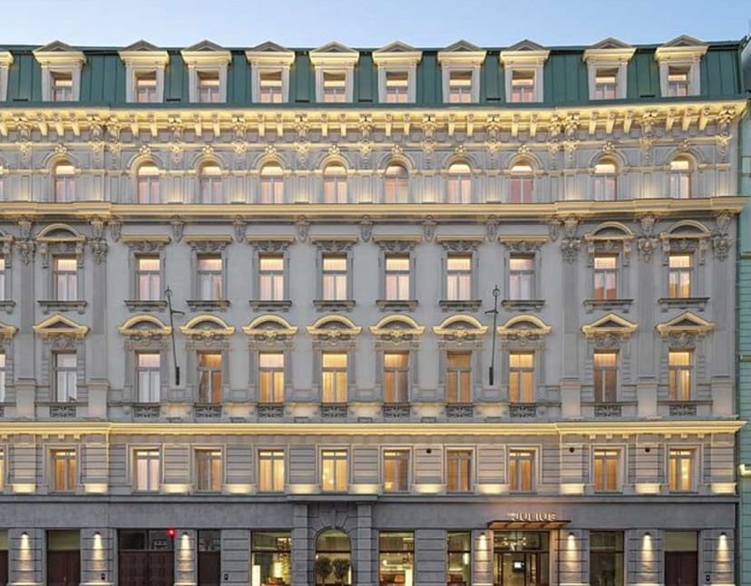 "Historic Venue B C in The Julius, elegant architecture for upscale events and conferences."