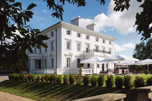 Elegant venue at The Forge, Winslade Manor for upscale meetings and weddings.