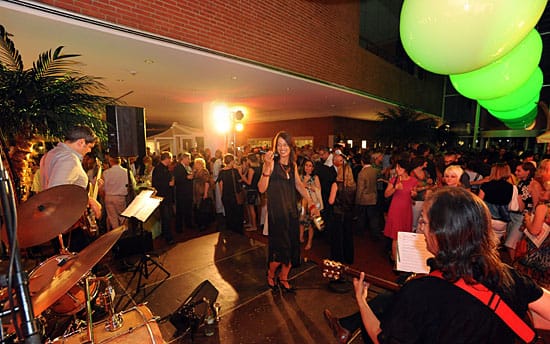 Vibrant live performance at Ludwig im Museum, perfect for networking events.
