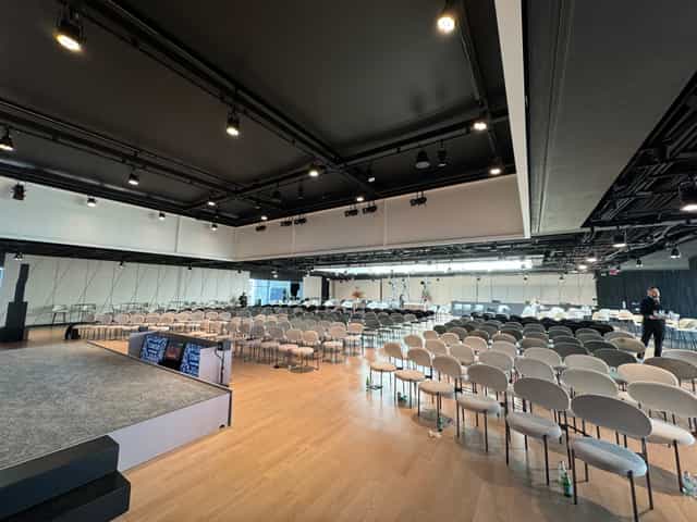 Tisch Skylights venue in The Shed NYC, modern design for conferences and presentations.