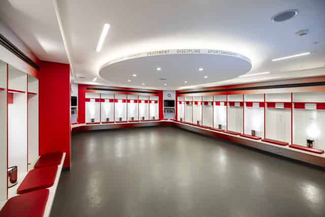 England Changing Room