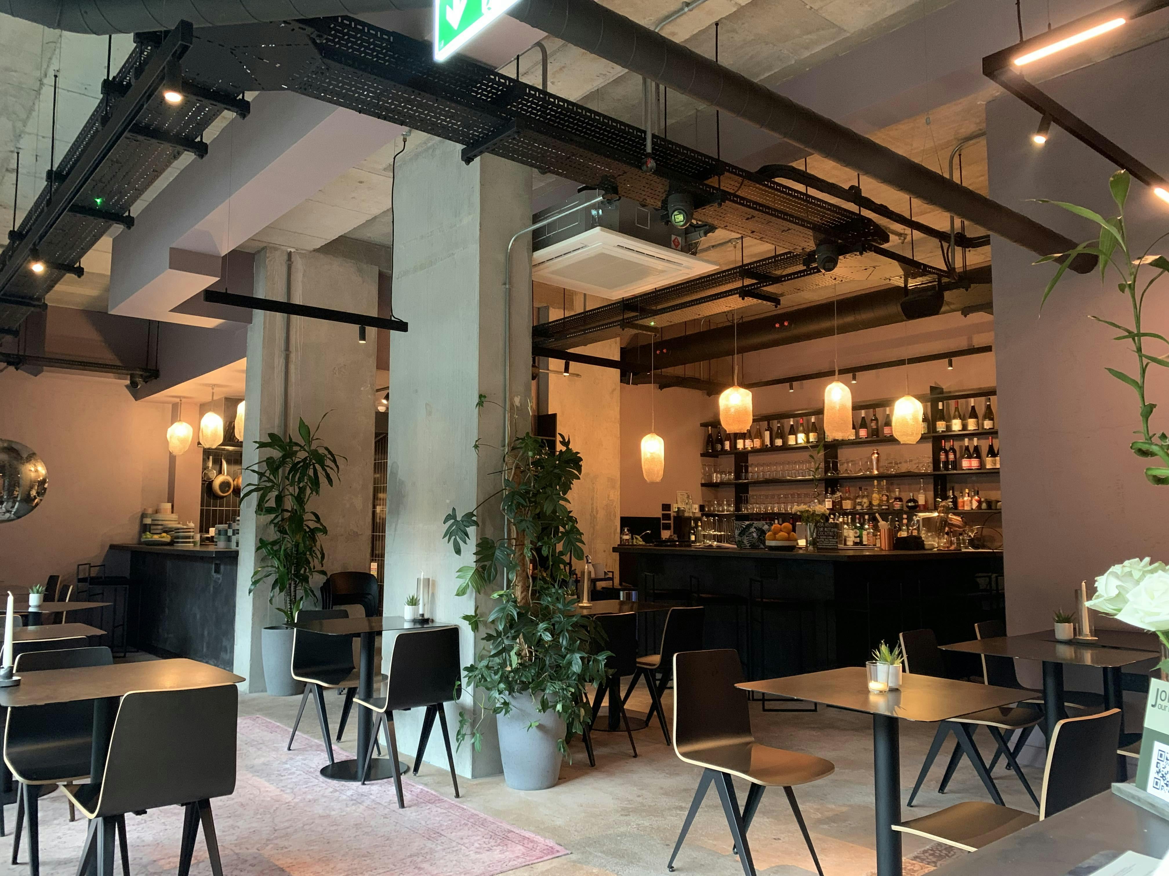 Modern venue with warm lighting for intimate meetings and social events at Full Event Hire.