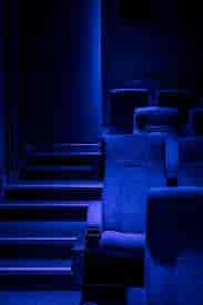 Cinema screens in Catford Mews with plush seating for intimate film screenings.