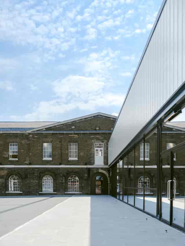 Versatile venue in Woolwich Works with historic architecture, ideal for events and receptions.