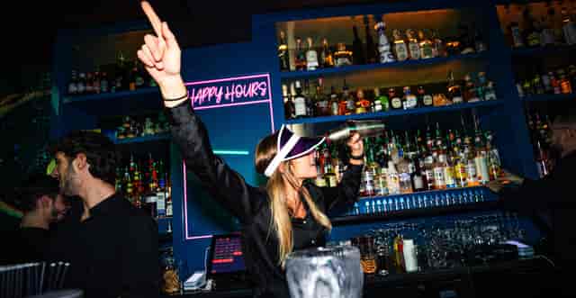 Vibrant bar scene at Tequila Mockingbird, ideal for networking events and happy hours.