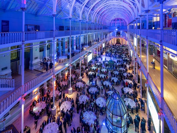 Auditorium Complex at National Museum of Scotland, elegant event space for conferences and gala dinners.