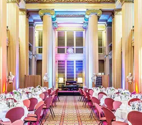 Elegant banquet hall in South Hall Complex, perfect for upscale events and receptions.