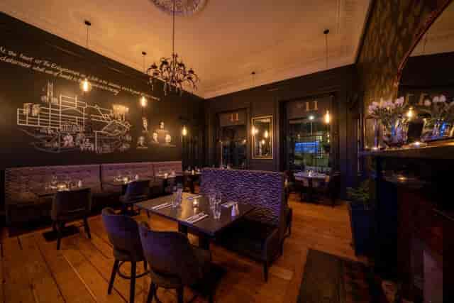 Elegant dining space at No.11 Hotel & Brasserie, perfect for corporate dinners and gatherings.