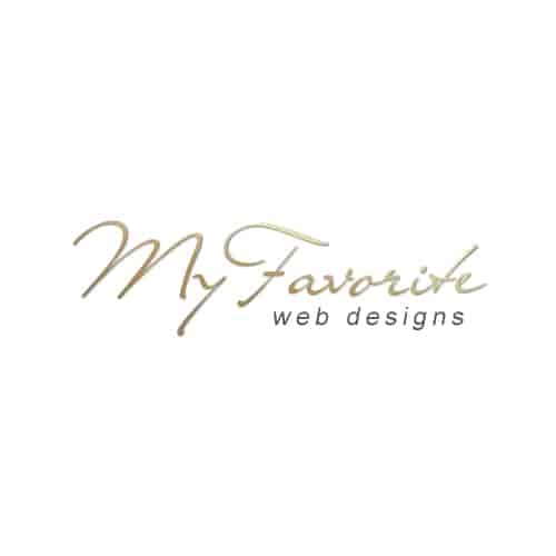 Sleek logo for My Favorite Web Designs, ideal for modern event branding and collaboration.