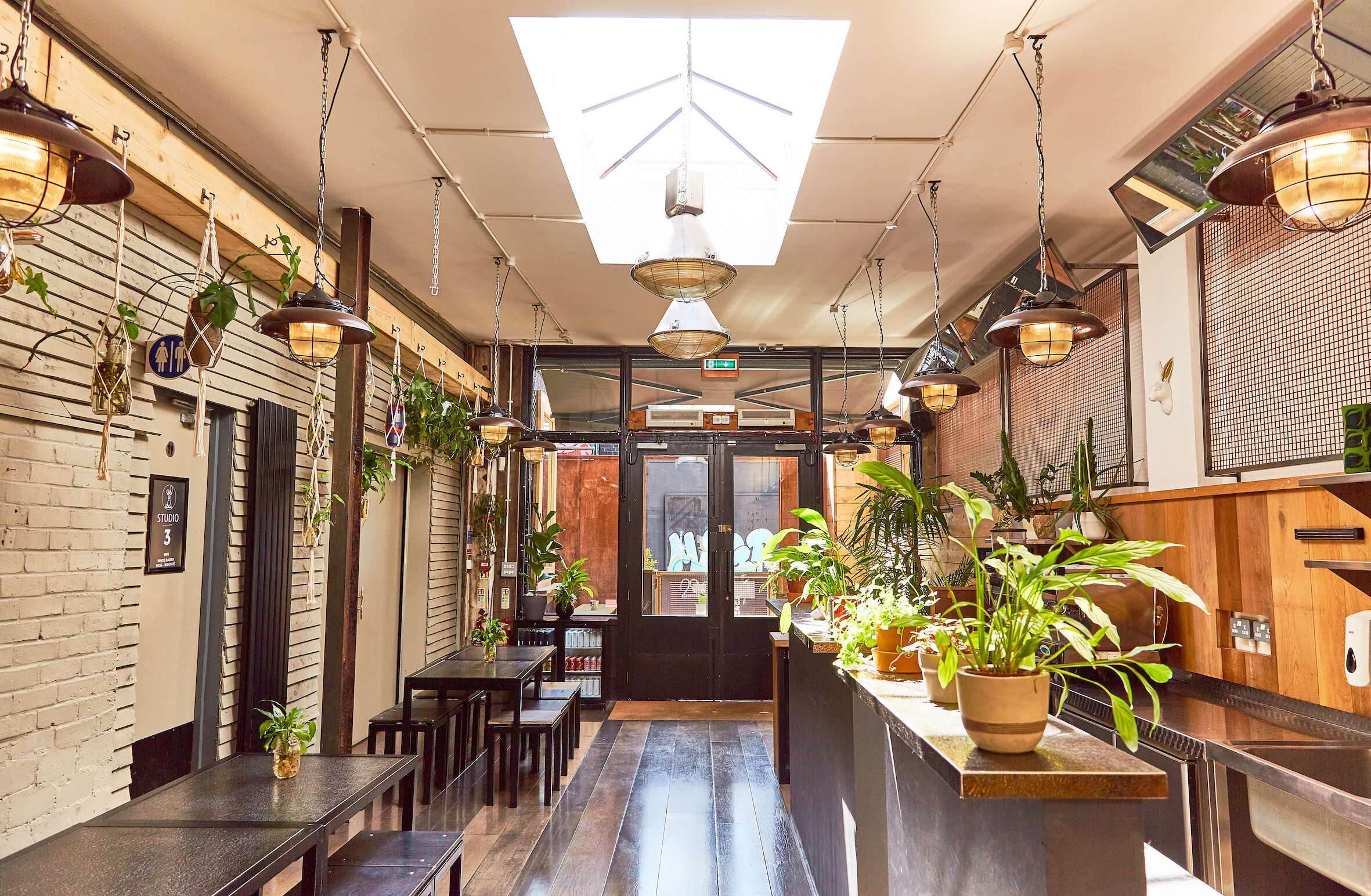 Stylish White Rabbit Cafe in Shoreditch, perfect for workshops and networking events. - Banner