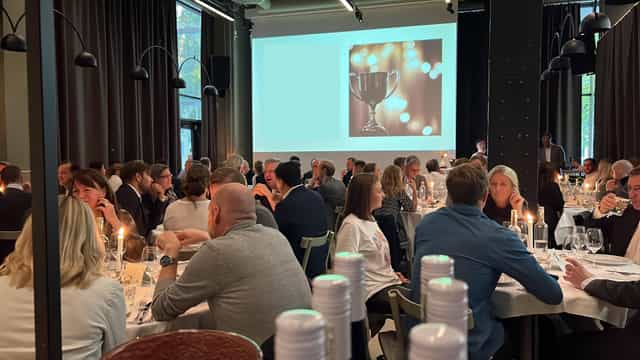 Elegant event in Provence with candlelit tables, perfect for networking and awards.